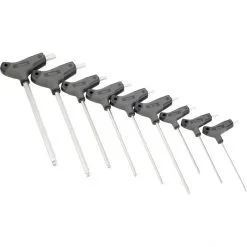 BBB Cycling BTL-45S T-Handle Hex Key Set black/silver -Bike Repair & Care Shop bbb btl 45s t handle hex key set black silver 3