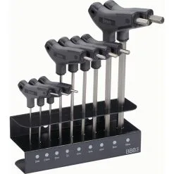 BBB Cycling BTL-45S T-Handle Hex Key Set black/silver -Bike Repair & Care Shop bbb btl 45s t handle hex key set black silver 5