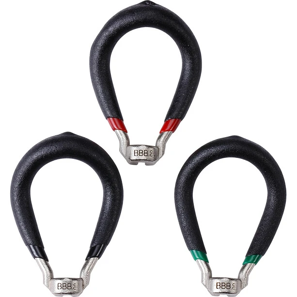 BBB Cycling ProTune BTL-183S Spoke Wrench Set 3,2/3,3/3,5mm black/green/red 5 BBB Cycling ProTune BTL-183S Spoke Wrench Set 3,2/3,3/3,5mm black/green/red - Image 5