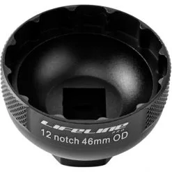 LifeLine Pro 12.46 DUB Bottom Bracket Removal Tool DUB black -Bike Repair & Care Shop lifeline pro 1246 dub bottom bracket removal tool dub black 3