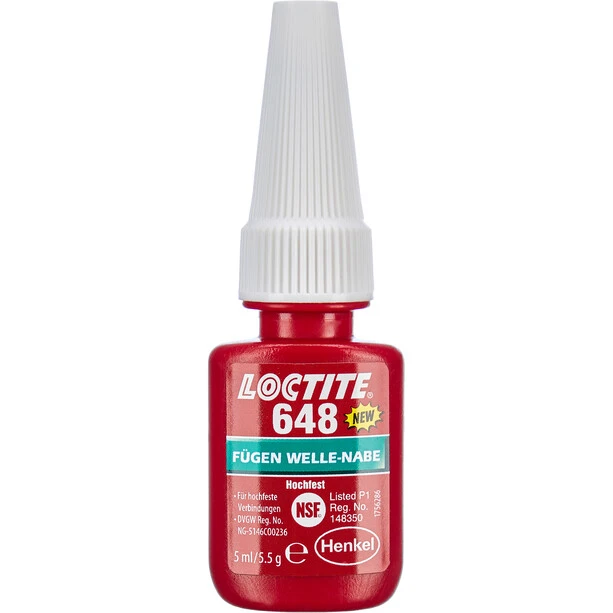 LOCTITE 648 Threadlocker 5ml 1 LOCTITE 648 Threadlocker 5ml