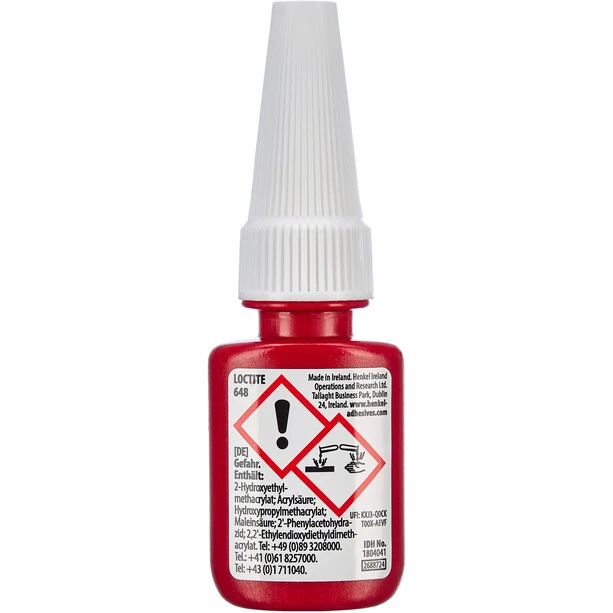 LOCTITE 648 Threadlocker 5ml 2 LOCTITE 648 Threadlocker 5ml - Image 2