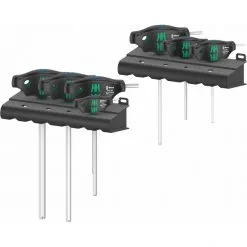 Wera 454 Hex-Plus Screwdriver Set with 7 Pieces incl. Holding Function