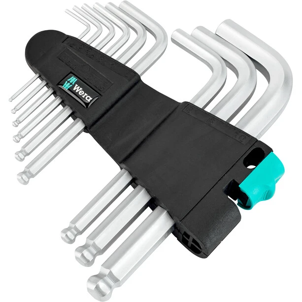 Wera 950 Hex-Plus L-Key Set with 9 Pieces Short 2 Wera 950 Hex-Plus L-Key Set with 9 Pieces Short - Image 2