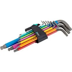 Wera 950 Hex-Plus Multicolour 1 L-Key Set with 9 Pieces