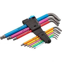 Wera 950 Hex-Plus Multicolour L-Key Set with 9 Pieces incl. Holding Function -Bike Repair & Care Shop wera 950 hex plus multicolour l key set with 9 pieces incl holding function 3