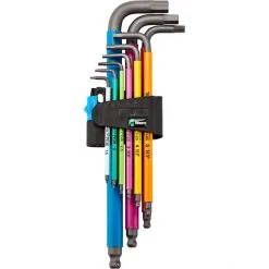 Wera 950 Hex-Plus Multicolour L-Key Set with 9 Pieces incl. Holding Function -Bike Repair & Care Shop wera 950 hex plus multicolour l key set with 9 pieces incl holding function 5