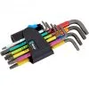 Wera 967 TX Multicolour L-Key Set with 9 Pieces incl. Holding Function
