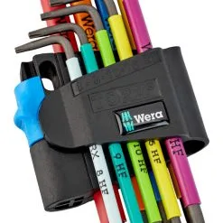 Wera 967 TX Multicolour L-Key Set with 9 Pieces incl. Holding Function -Bike Repair & Care Shop wera 967 tx multicolour l key set with 9 pieces incl holding function 3