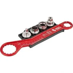 Wolf Tooth Pack Tool Wrench Kit incl. Inserts silver