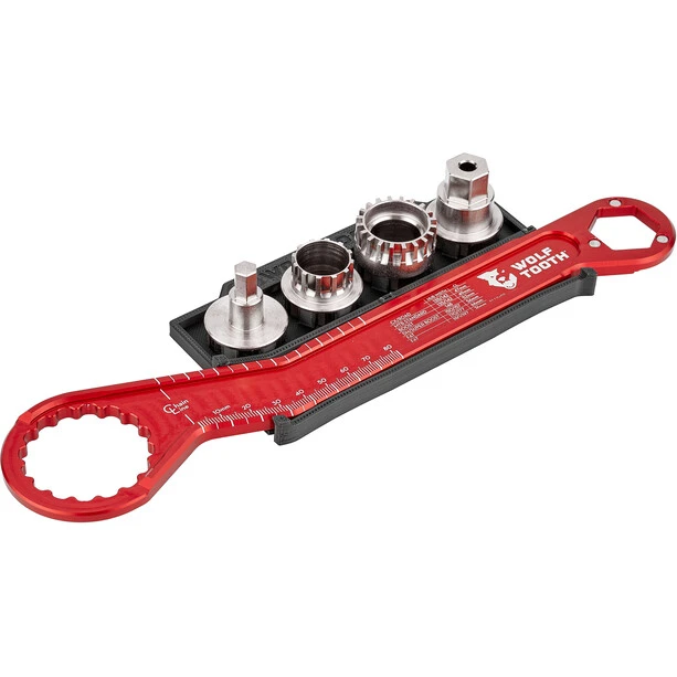 Wolf Tooth Pack Tool Wrench Kit incl. Inserts silver 1 Wolf Tooth Pack Tool Wrench Kit incl. Inserts silver